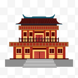 扁平风寺庙