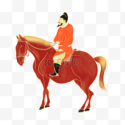 骑马的王子图片_古人骑马汗血宝马