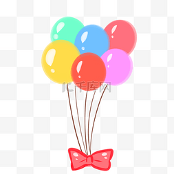 节日庆祝一束气球