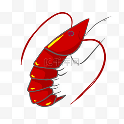 龙虾虾仁图片_海鲜精美的小龙虾插图