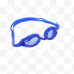 蓝色潜水眼镜