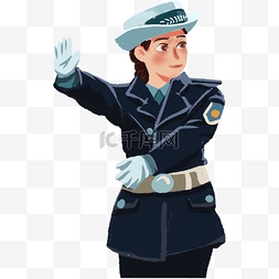 女交通警察