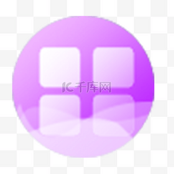 紫色电脑控制键图标
