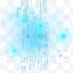 发光粒子特效图片_蓝色粒子光效素材