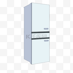 耐热冷藏图片_白色立体冰箱