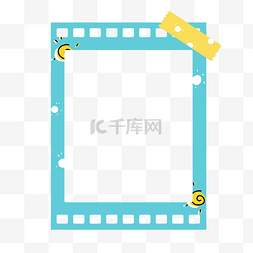 图片_手账可爱胶卷照片边框