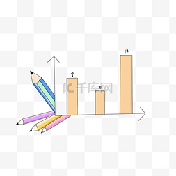 课堂彩色数学统计图