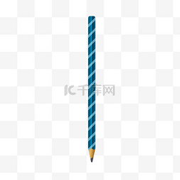 彩色的铅笔图片_彩色的条纹铅笔插画