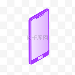 紫色25D手机