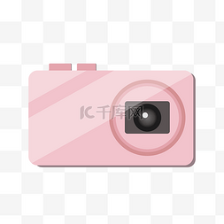 一台相机素材图片_一台粉色照相机