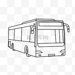 线型图片_线型巴士公交车