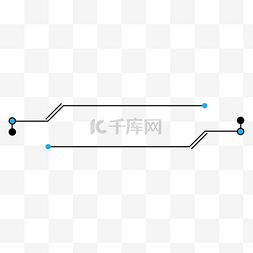 矢量图简约图片_矢量简约圆点线条科技边框