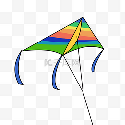 菱形彩虹风筝