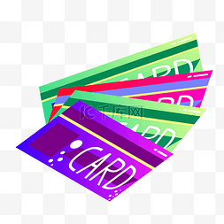 25D彩色银行卡