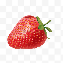 芙力草莓草莓图片_一颗草莓