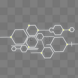 炫酷电子科技感线条