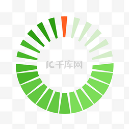 ppt装饰图形图片_圆形加载进度条4