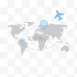 飞机图片_旅行图标旅游