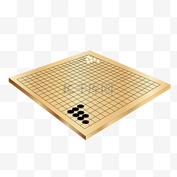 旗子图片_娱乐围棋旗子插画