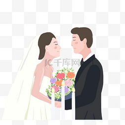 韩式配色手绘小清新风格婚礼仪式