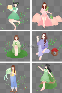 端午节女孩合集