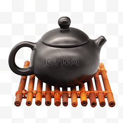 黑色茶壶茶具