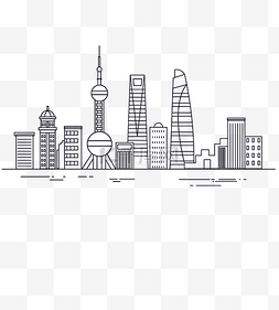 上海出版社图片_上海城市天际线