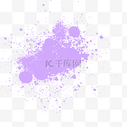 单色图片_淡紫色单色液体颜料喷溅印迹