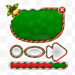雪花图案背景圣诞节游戏主题游戏