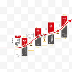 banner实木图片_企业公司楼道文化墙团队建设蓝色