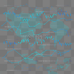 k图片_科技数据走势图表