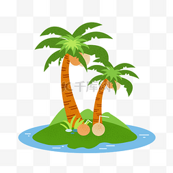 热带植物椰子树