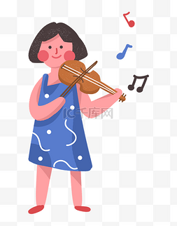 培训易拉宝图片_教育培训拉小提琴的女孩