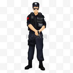 公安警徽图片_拿手枪的警察