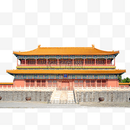 北京故宫旅游素材图片_故宫城楼建筑