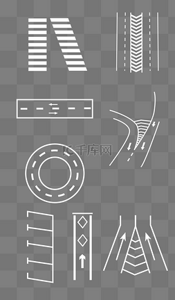 交通标识图片_道路交通标线