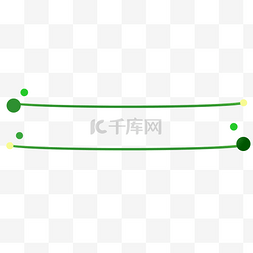 小标题栏图片_绿色圆点标题框