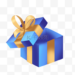 打开的礼盒礼盒图片_打开的蓝色礼盒