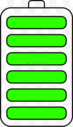 节能减排图片_绿色节能电池图案