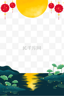 传统节日海报元素图片_中国传统节日海报边框