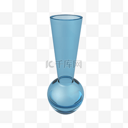 精美蓝色玻璃瓶