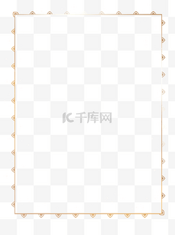 中国风背景分层图片_金色简约海报方形边框轻奢