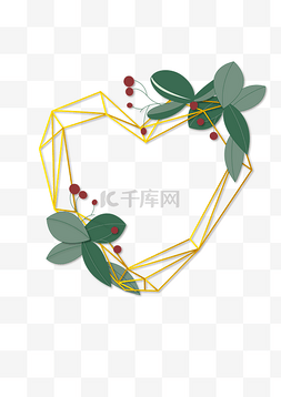 橄榄枝矢量图图片_金色线条浮雕植物花草边框矢量图