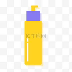 一瓶黄色喷雾