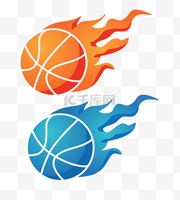 篮球篮球篮球图片_火焰篮球图标