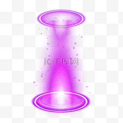 紫色光柱圆形舞台