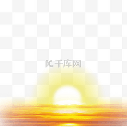 太阳图片_早晨光水面日出