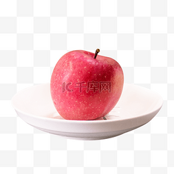 苹果图片_盘子里的苹果