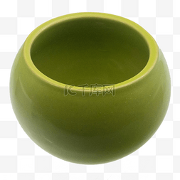 绿色圆形花盆