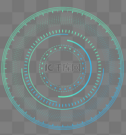 封面线圈本图片_科技感蓝色线圈